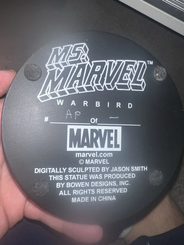 Bowen Designs MS MARVEL Estatua Versión WARBIRD Prueba de Artista Vengadores ENVÍO GRATUITO  Foto 2 de 2