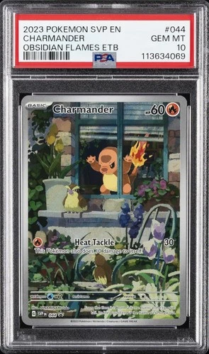 2023 POKEMON SVP EN-SV BLACK STAR PROMO #044 CHARMANDER PSA 10