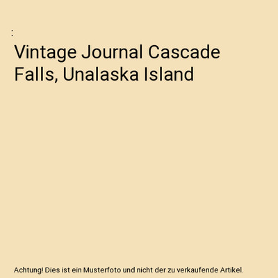 Vintage Journal Cascade Falls, Unalaska Island