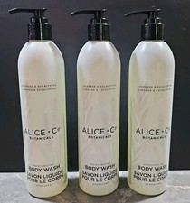 Alice  Co Botanicals Lavender  Eucalyptus Body Wash 12 Oz-3 BOTTLES EACH ORDER