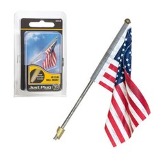 NEW Woodland Scenics JP5953 Just Plug - Small US Flag - Wall Mount