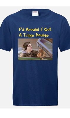 MVP JOKER ''F'd Around Triple Double'' Good Day Denver Nuggs Shirt 1 of a Kind!