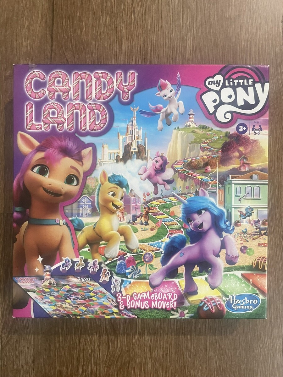 Candy Land My Little Pony Edition 3-D Game board complete without  instructions