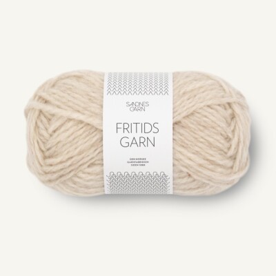FRITIDSGARN von SANDNES GARN - NATURMELERT (2641) - 50 g / ca. 70 m Wolle