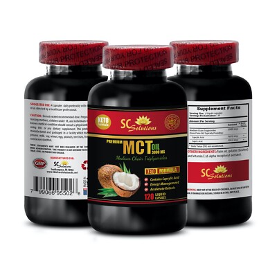 mct oil organic - MCT OIL PREMIUM 3000MG - mct oil liquid, mct oil keto - 1 Bot
