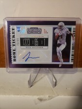 Jazz Ferguson 2019 Panini Contenders Draft Picks Bowl Ticket /99 RC Auto Seattle