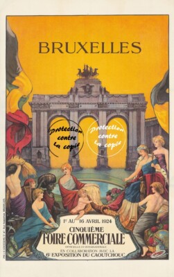 Affiche Vintage Colmar Foire Aux Vins 1949 - Poster Haute Qualité 40x70 Cm - Neuf