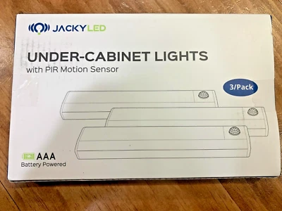 JackyLED under-cabinet lights - 3 pack White