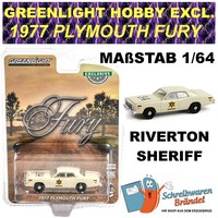 Greenlight Hobby Exclusive 1977 Plymouth Fury Hazzard County 34 Police #30316