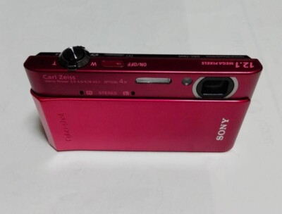 Sony Digital Camera DSC-T900 Cyber Shot RedRed 4.0x 12.1MP Digital