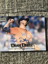 2019 Stadium Club Autograph Dean Deetz Houston Astros