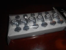 NEW Fender Locking Tuners, "F" Logo, Vintage Buttons POLISHED CHROME, 0990818500