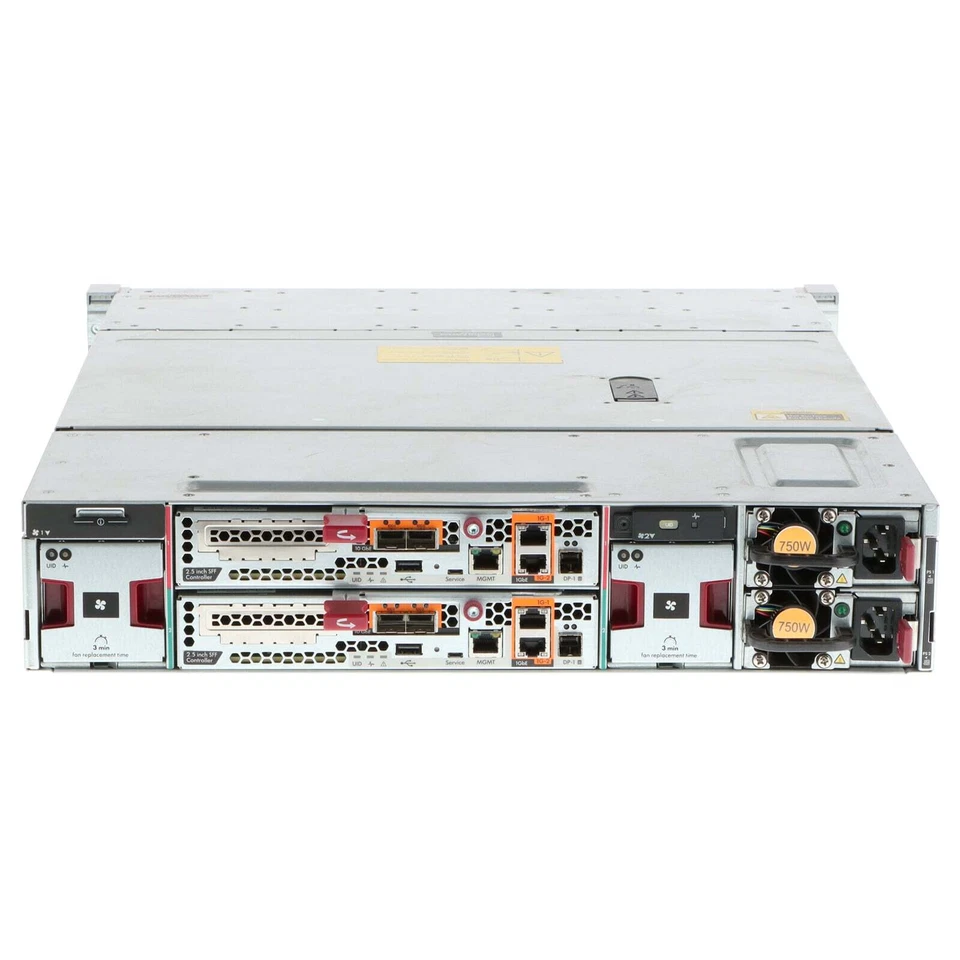 HP SAN Storage StoreVirtual 3200 10GbE SFP+ SAS 12G 25x SFF - N9X20A - Bild 4 von 4