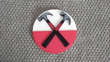 Pink Floyd The Wall Hammers Logo Kitchen Magnet Rock and Roll Memorabilia 1960s