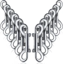 12Pcs Double Ended Bolt Snap Hooks 3.5in Zinc Alloy Trigger Clips Pet Horse