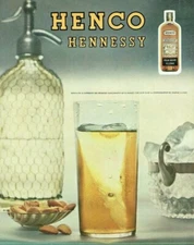 Advertising 0821 1956 Hennessy Henco Water Drinking Cognac