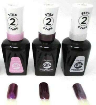 Sally Hansen Miracle Gel Color Filters Top Coat ~ Choose Shade