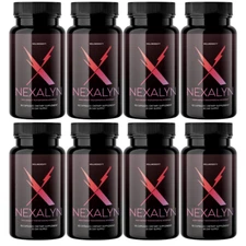Nexalyn Pills for Men Advanced Formula - Nexa Lyn Male Support - 8 Bottles