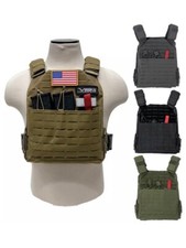 Body Armor Level IIIA 3A 10x12 Inserts Bullet Proof Vest Laser Cut Black