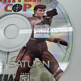 Virtua Cop Sega Saturn 1996 Game Disc Sleeve Not For Resale TESTED NFR Shooter