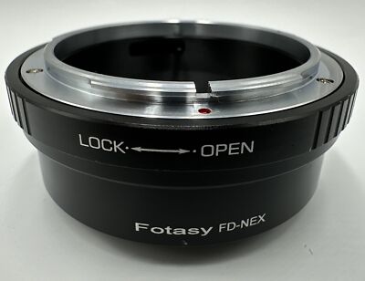 Fotasy FD-NEX Adapter for Canon FD Mount to Sony NEX E-Mount