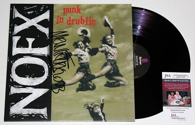 ERIC MELVIN SIGNED NOFX PUNK IN DRUBLIC LP VINYL RECORD ALBUM
