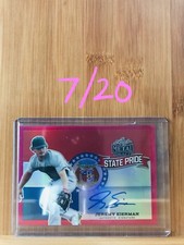 2018 Leaf Metal JEREMY EIERMAN State Pride Pink Prismatic Auto RC 7/20 A's