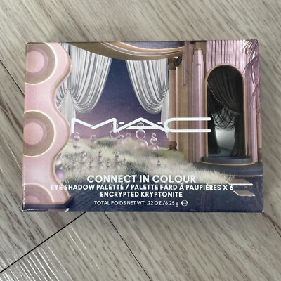 Mac Connect In Colour Eye Shadow Palette x 6 Encrypted Kryptonite New  In Box