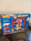 NEW NIB RARE 1996 Vintage Hot Wheels Car Wash Play Set Mattel SEALED GREAT SHAPE