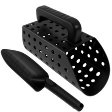 Metal Detector Sand Scoop Shovel Set - Beach Digging Filter Tool for Underground