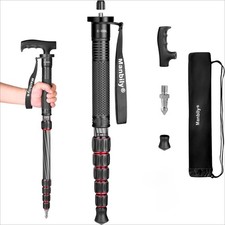 NEW Manbily Portable Monopod Lightweight Portable Monopod 6-Section Camera Stand