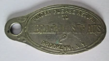 Early Brooklyn NY Abraham & Straus Dept. Store Charge Coin Credit Fob Tag A&S