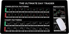 Stock Market Day Trader Gift Mouse Mat - Large Gaming Pad