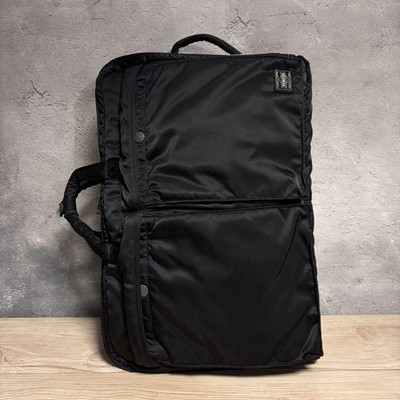 PORTER Tanker Dual Layer 3way Business Bag Black Old Zipper Backpack Yoshida Bag