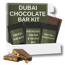 Make at Home Set with Pistachio Cream, Tahini Mix, Dried Kataifi, Milk Choco ...