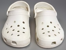 Crocs White 7M Men s- 9W Women's Unisex Classic Clogs Slip On Sandals Shoes