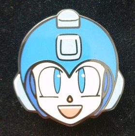 MEGA MAN NES Custom ENAMEL PIN Nintendo Retro Gaming Helmet 1987 Capcom