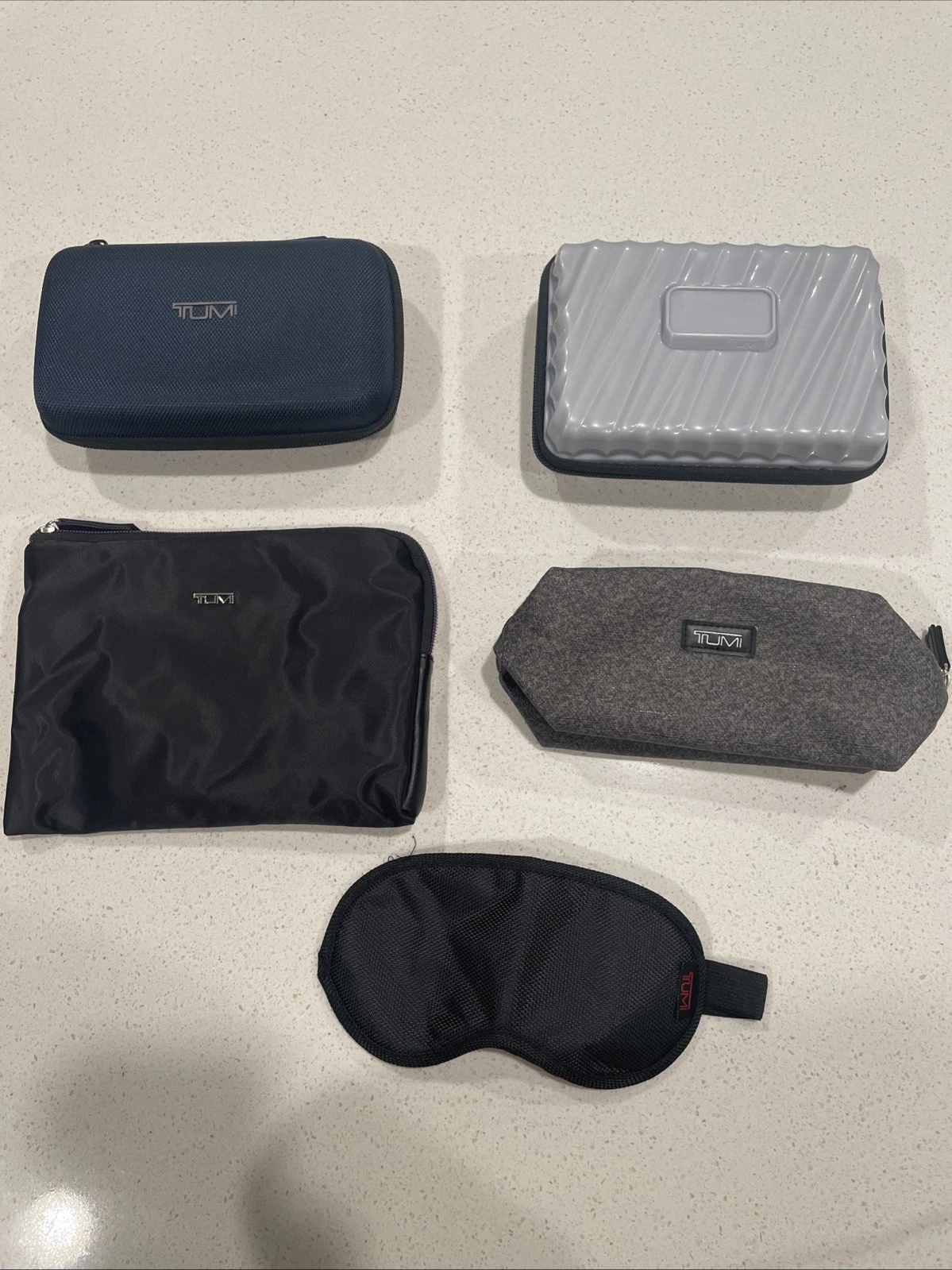 Tumi Lot of Small Travel Accessories Bags