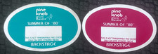 Lot of 2 Pine Knob Summer of "80" Backstage Pass