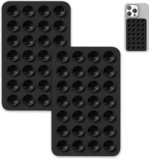 2 Pack Suction Cup Phone Case Mount black-28 suction cups 