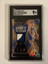 2023-24 Panini Select - Draft Selections Memorabilia Brandin Podziemski #DSM-BP