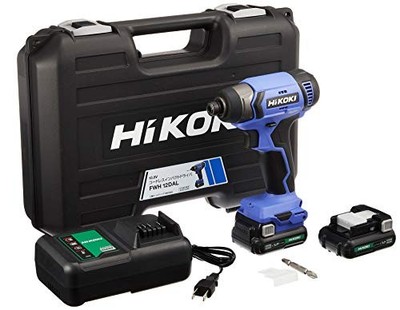 HiKOKI 10.8V Impact Driver FWH12DAL with 2 batteries, charger, and case FWH12DAL
