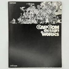 Capcom Design Works Art Book No Cover Used Japanese Version