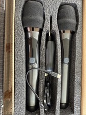 Podcast Karaoke Studio Recording Vocal 2 Microphones Pro Live Sound System