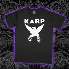 Karp Band T-Shirt Sludge Punk Hardcore Rock Graphic Tee Unisex Heavy Soft Cotton