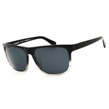 Timberland Men's Sunglasses Grey/Clear Acetate Full Rim Frame TB00054-H 20D