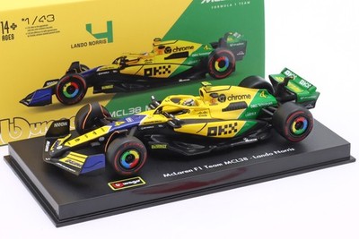 Lando Norris McLaren MCL38 #4 4th Monaco GP Formel 1 2024 1:43 Bburago