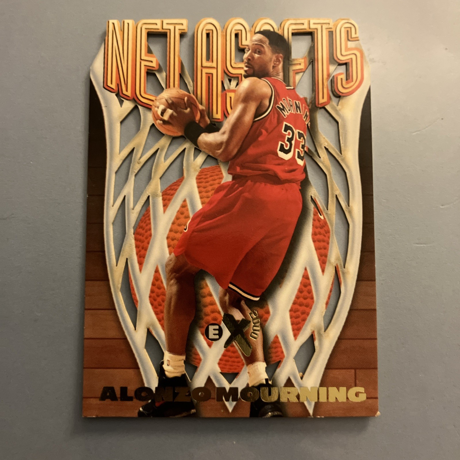 1996-97 Skybox E-X2000 Alonzo Mourning Net Assets #12 Heat