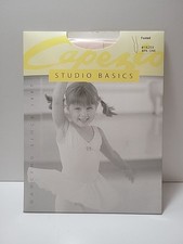 Studio Basics Footed Tights Girls Ballet Pink ONE SIZE Matte Semi Opaque 1825C