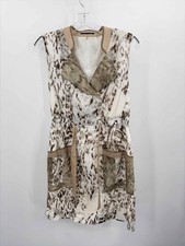 Pre-Owned Elie Tahari White Size 6 Knee Length Sleeveless Dress